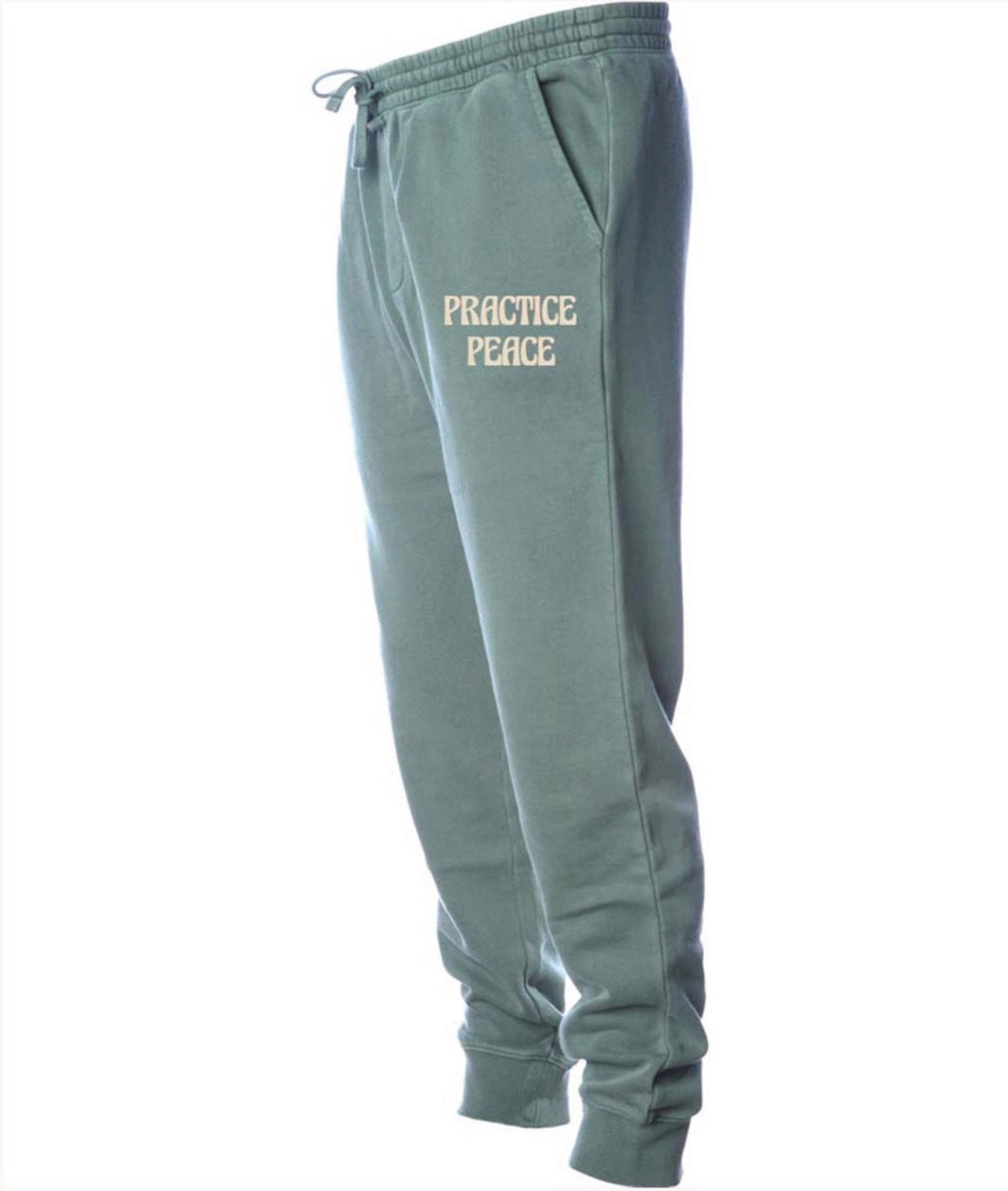 PRACTICE PEACE Jade Pigment Dyed Sweatpants